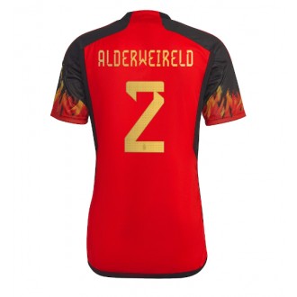 Belgien Toby Alderweireld #2 Hemmakläder VM 2022 Kortärmad